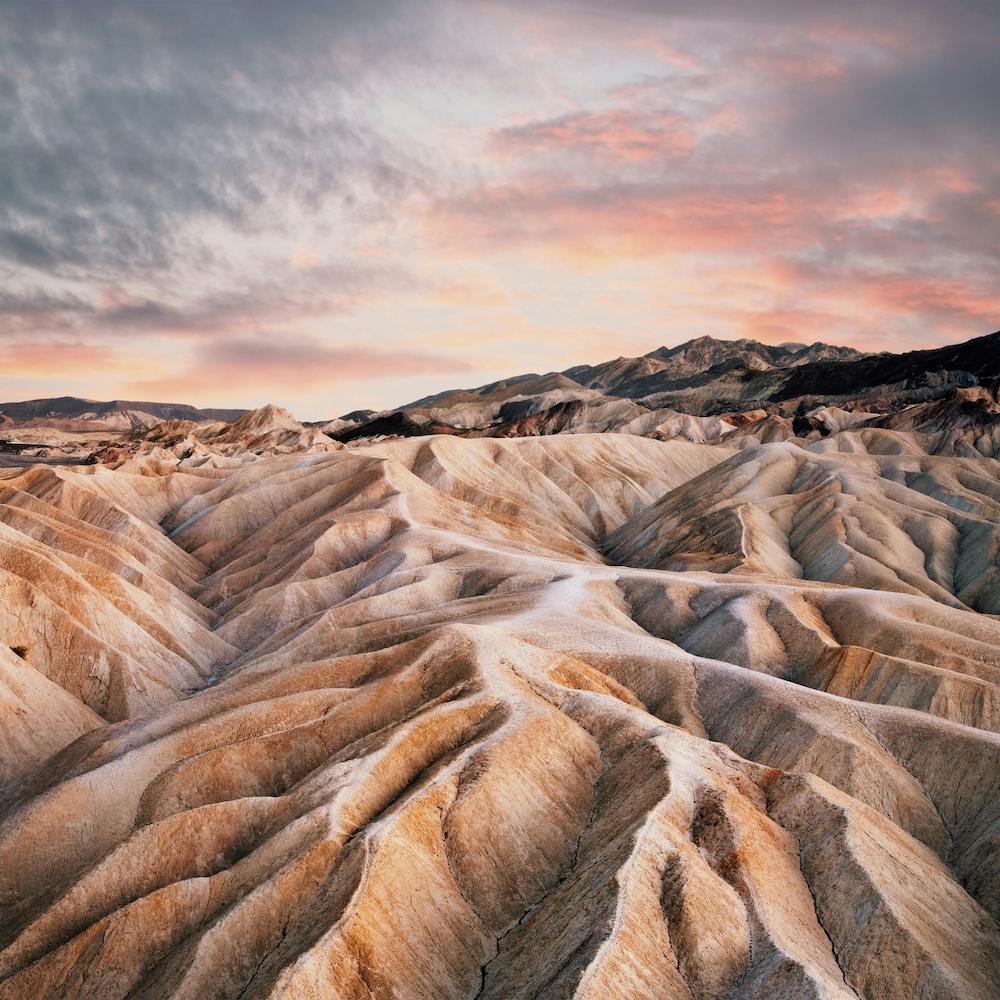 Death Valley Mountain Sunset