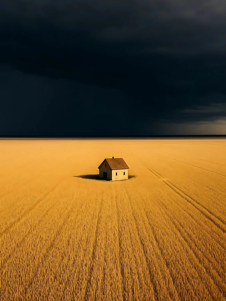House In A Field