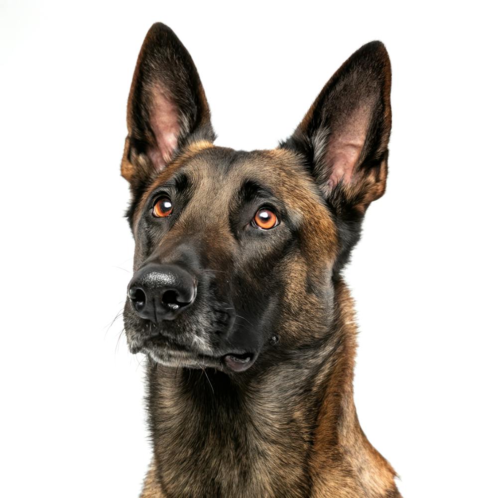 Portrait de Chien Berger Belge Malinois
