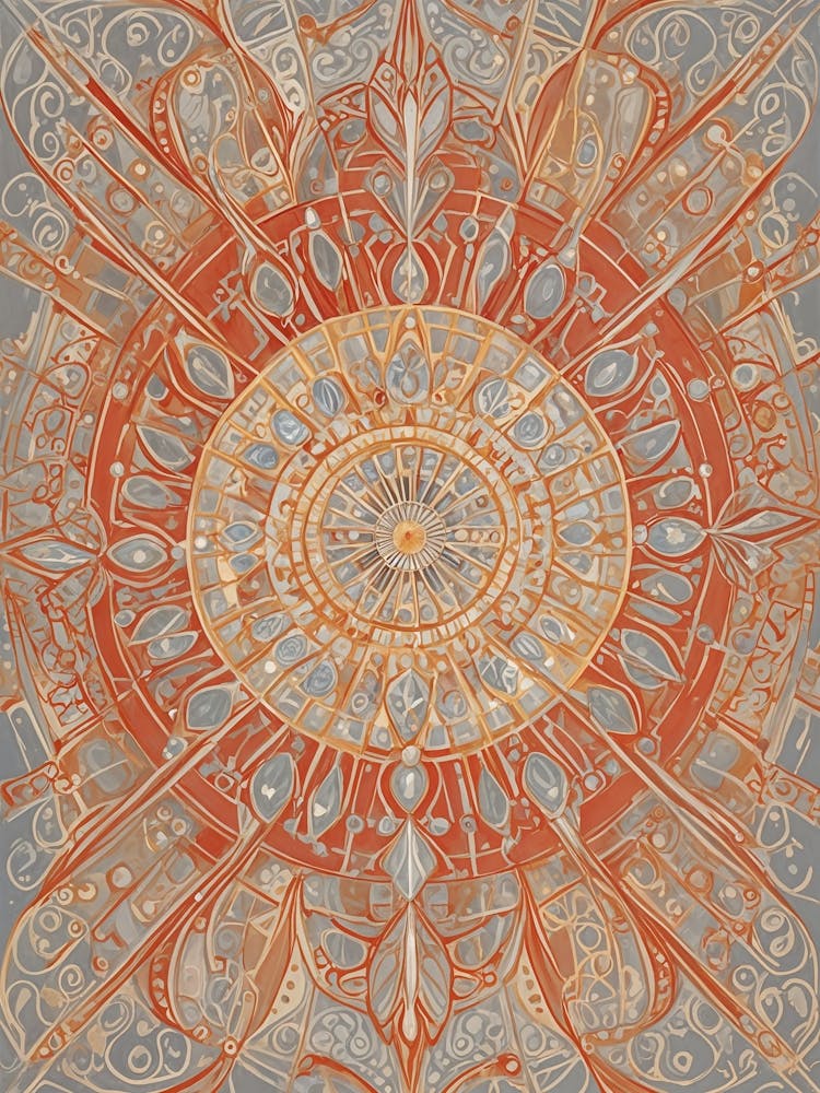 Coral Mandala
