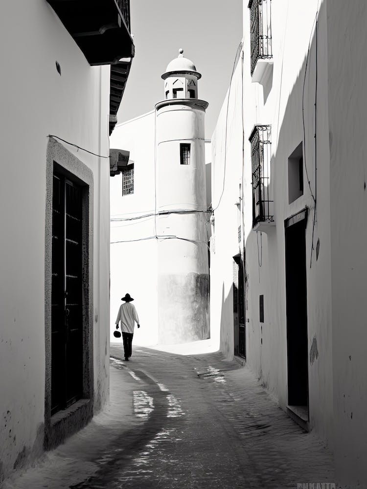 Rabat, Morocco, Spain, Black And White Photography 2