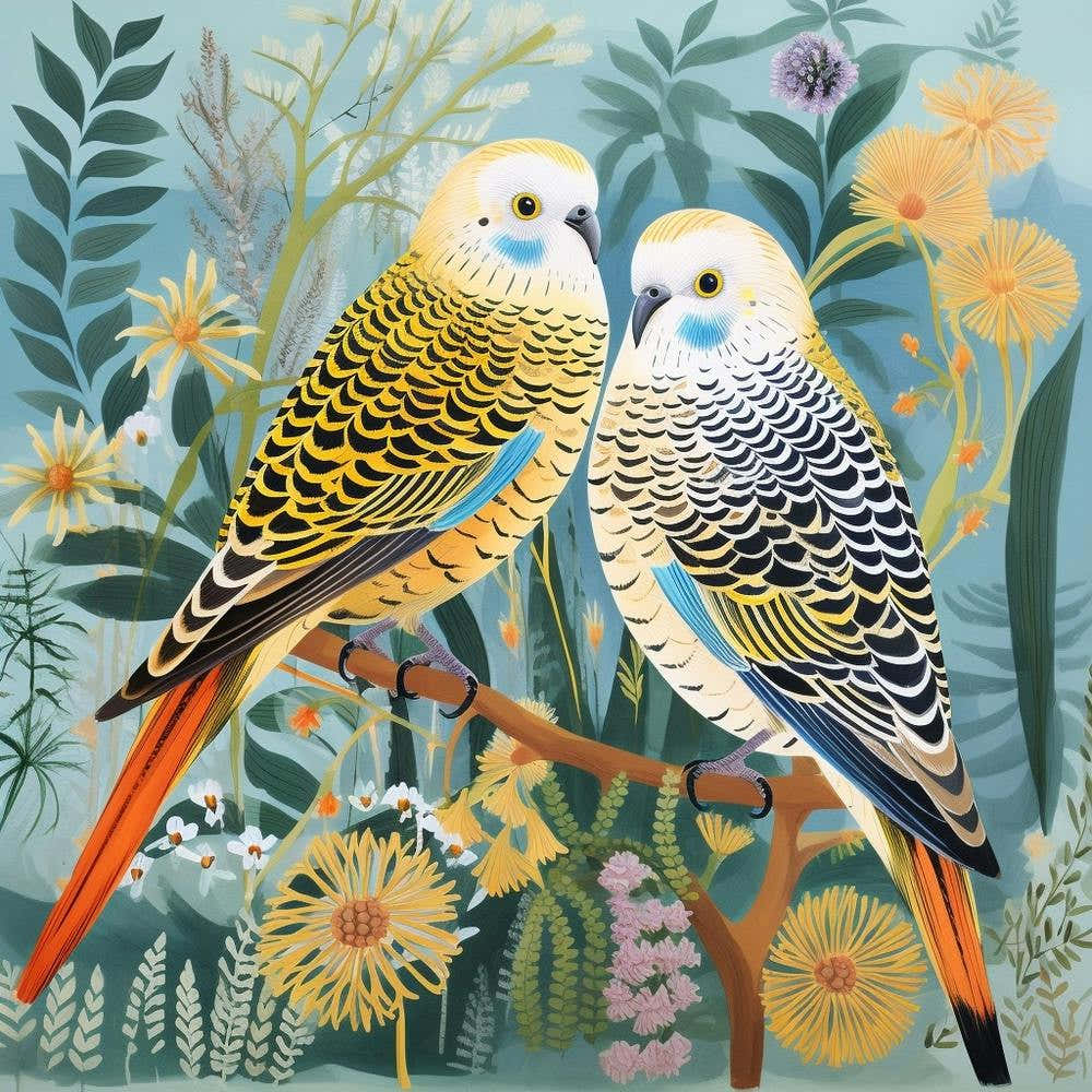 Bird In Nature Budgerigar 2