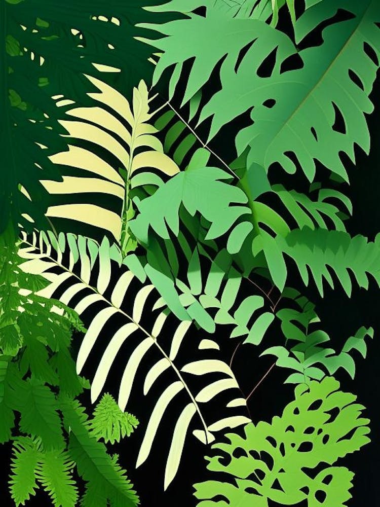 Japanese Climbing Fern Vibrant