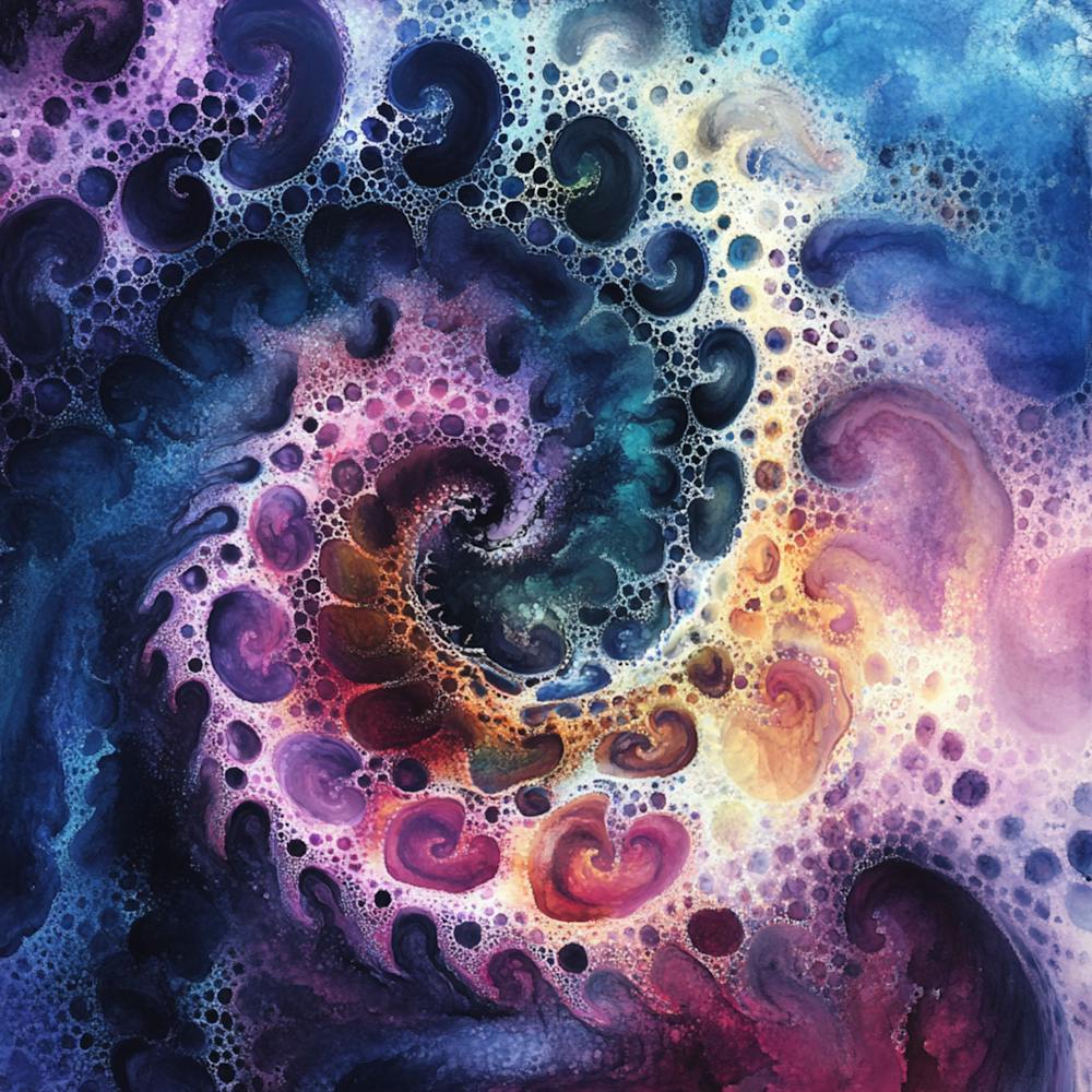 Abstract Watercolor Fractals 3