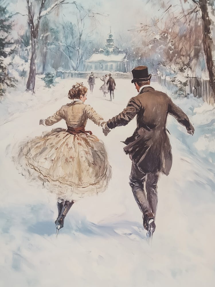 Winter Ice Skating