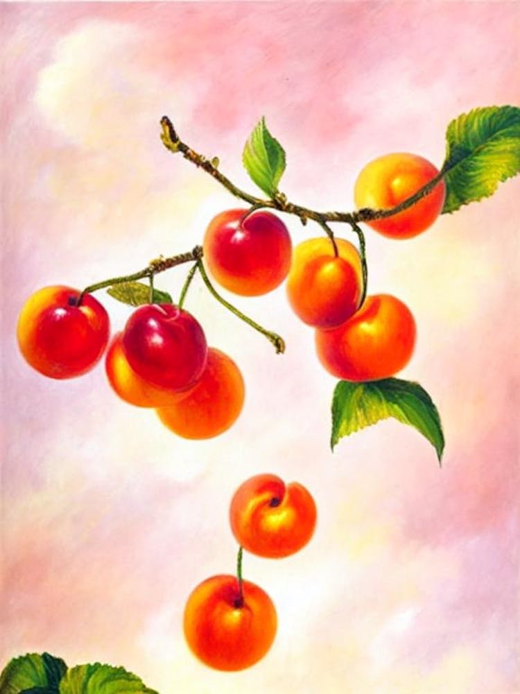 Surinam Cherry Painting Fruit