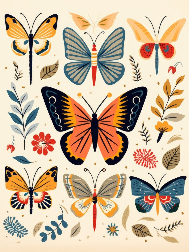 Vintage Butterflies