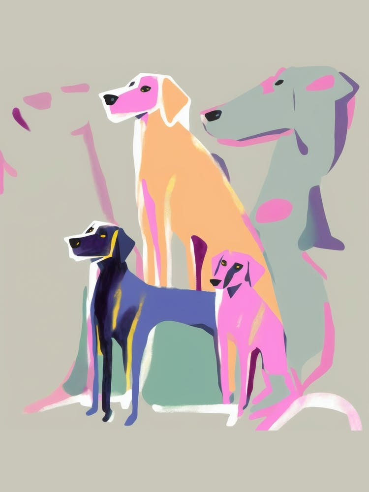 Dogs Matisse Style