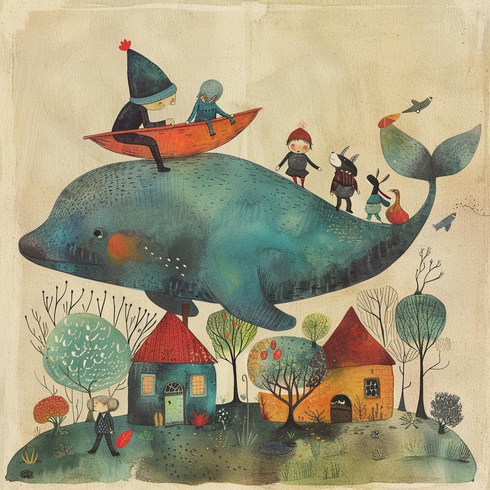 Te A Series Of Vibrant Surreal Postcards Of Cur 113