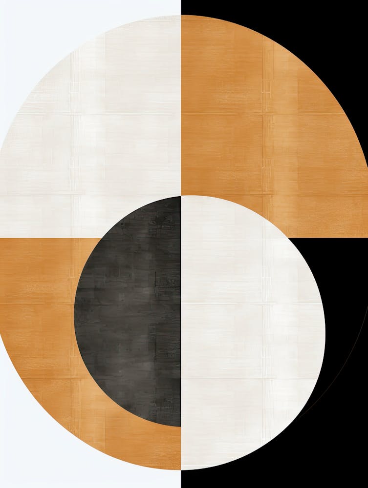 Radiant Retro; Geometric Elegance