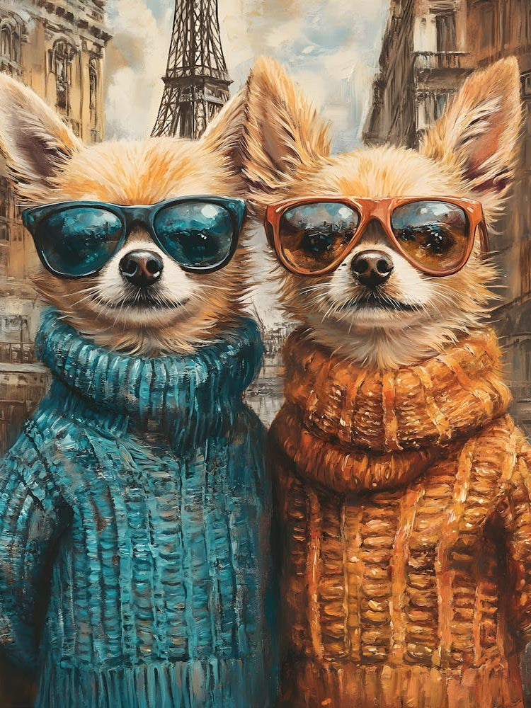 Autumn Chihuahuas In Paris 1