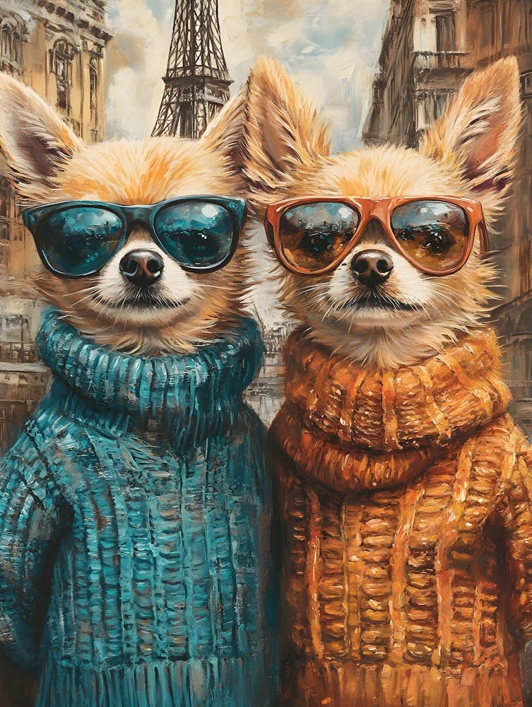 Autumn Chihuahuas In Paris 1