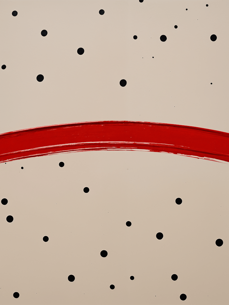 Rote Farbe Polka Dots Nr. 2