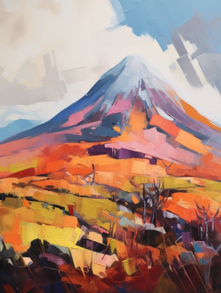 Slieve Donard Northern Ireland Mountain Painting