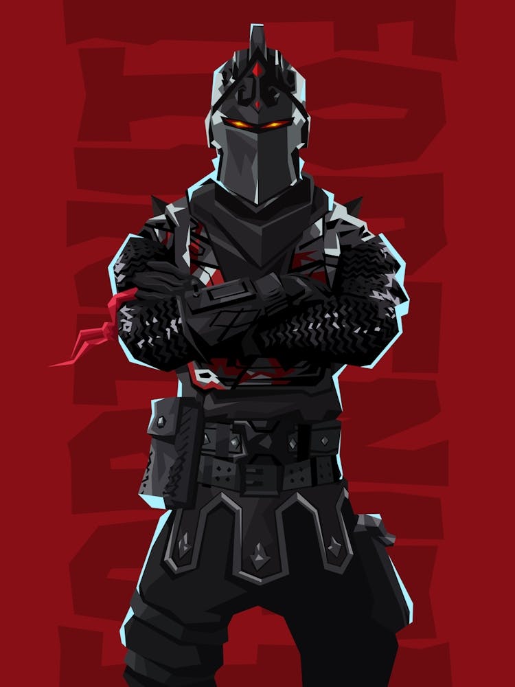BLACK KNIGHT - Gaming Design ADULT Hoodie met rits BLACK KNIGHT - Gaming Design ADULT Hoodie met rits