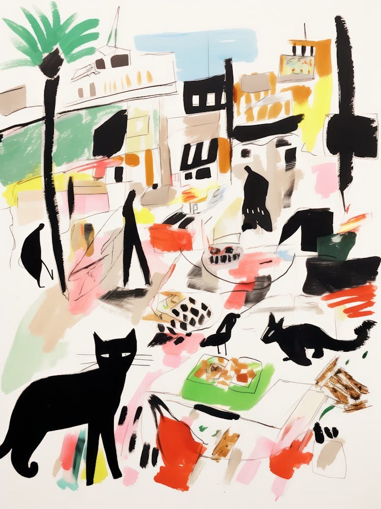 The Food Market In Sydney 2 Illustration