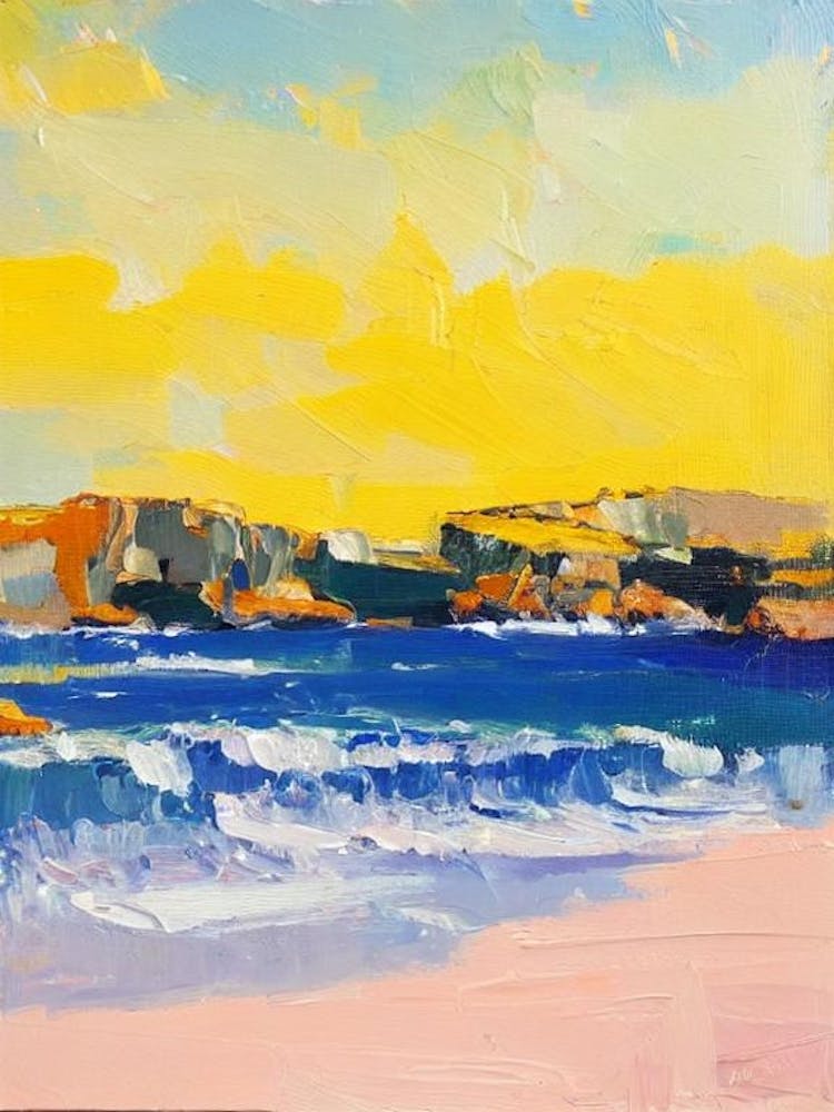 Cala Pregonda, Menorca, Spain Bright Abstract