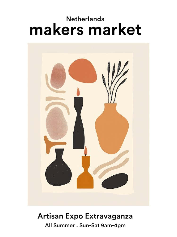 Netherlands Artisan Expo Extravaganza Poster