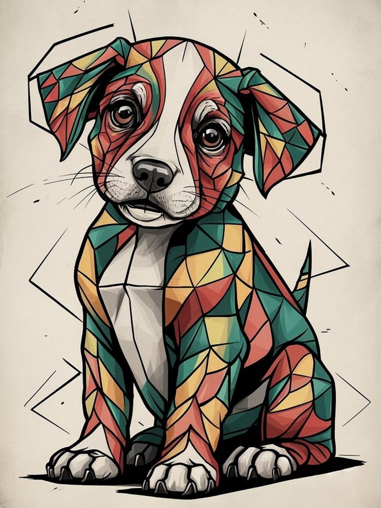 Geometric Dog 1