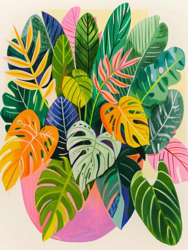 Tropical Leaves 150