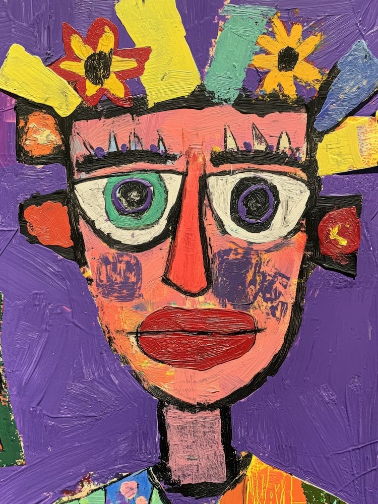 Girl With Flowers On Her Head 16