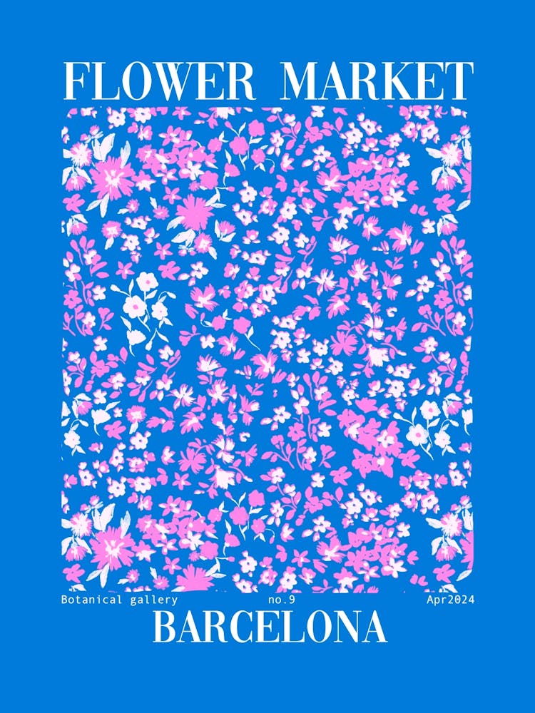 Pop art Flower Market Barcelona