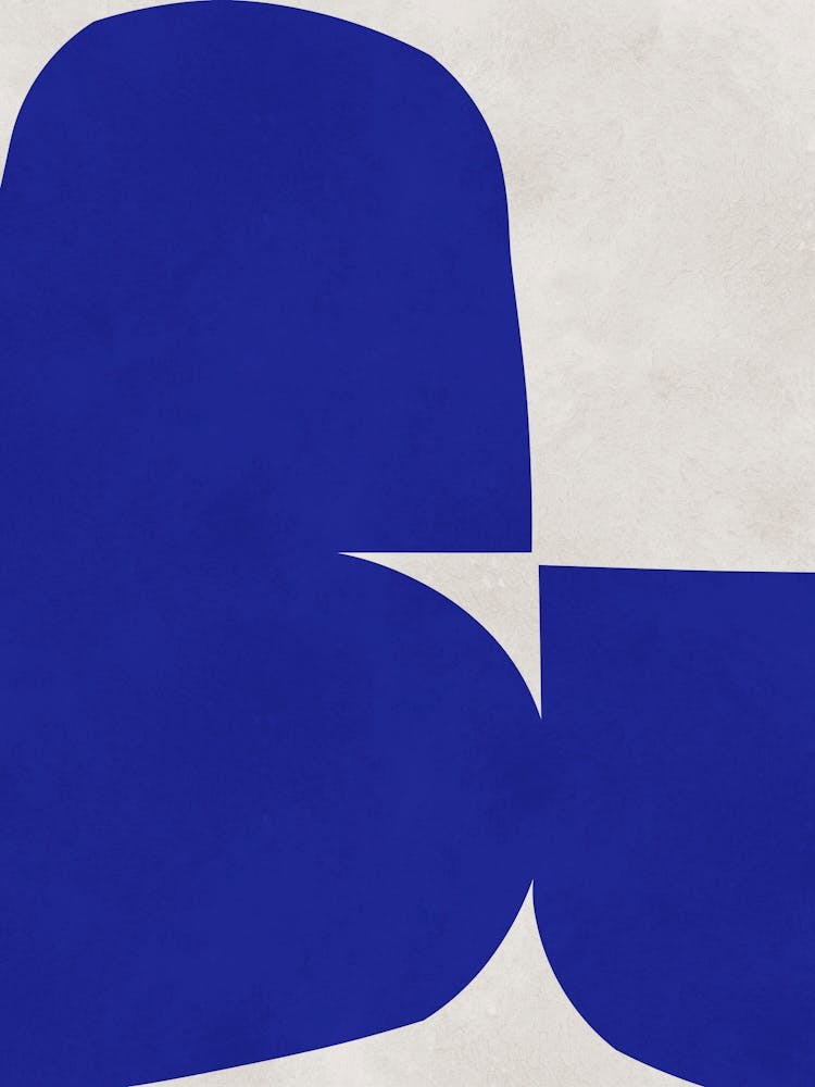 Abstract cobalt blue 4