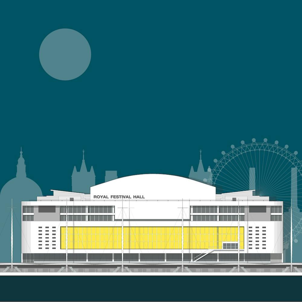 Royal Festival Hall Blue