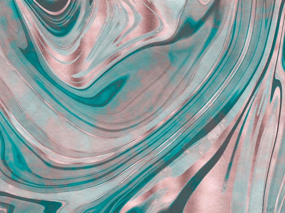 Gemstone Glamour Rosegold Teal