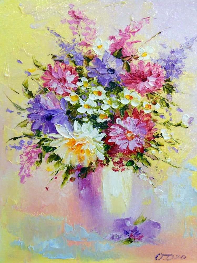 bouquet of summer flowers