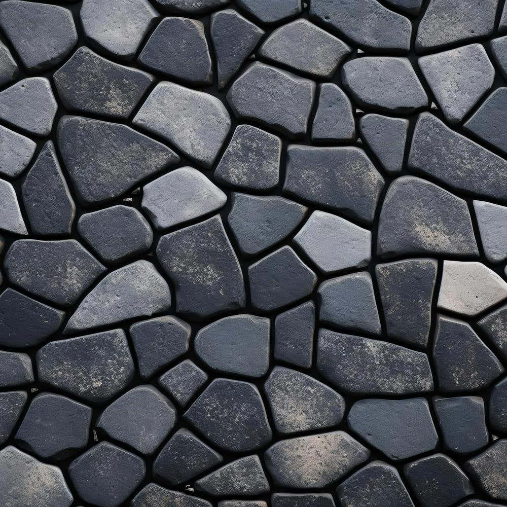The Texture Of A Mosaic Of Stone