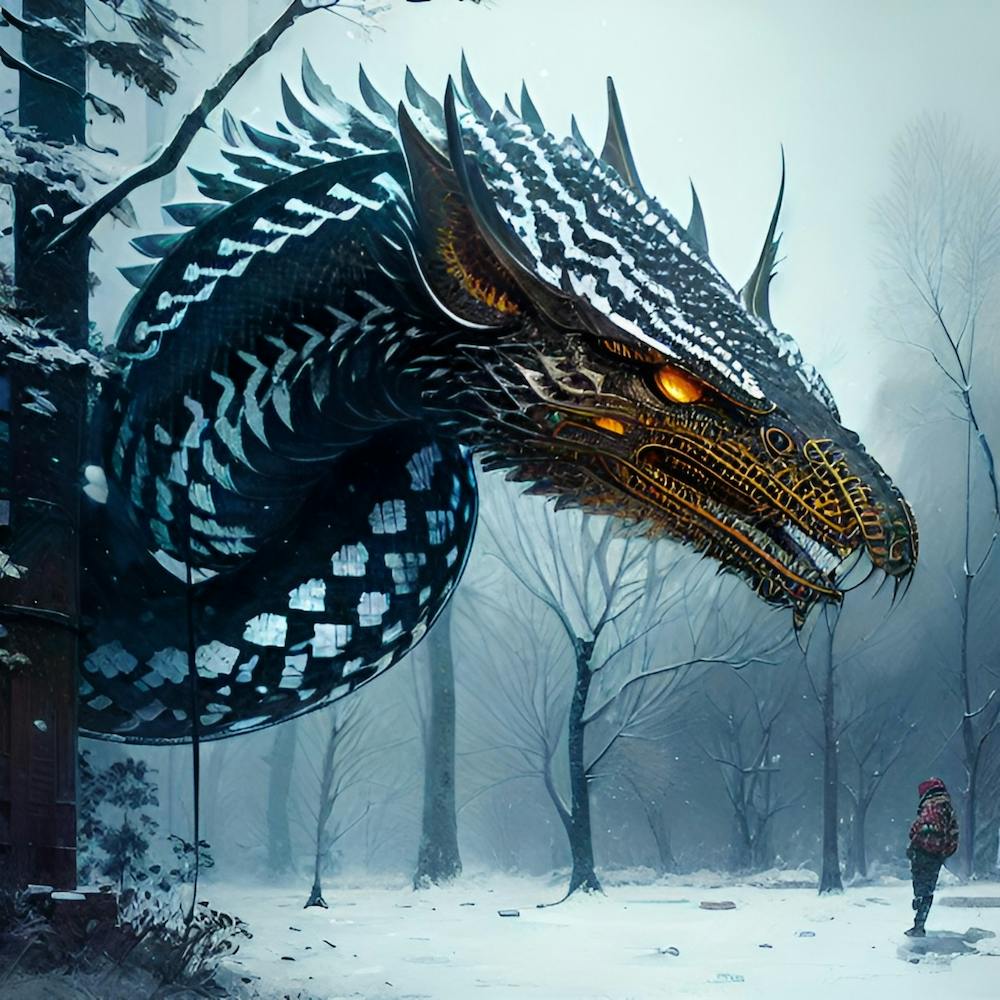 Dragon In The Woods