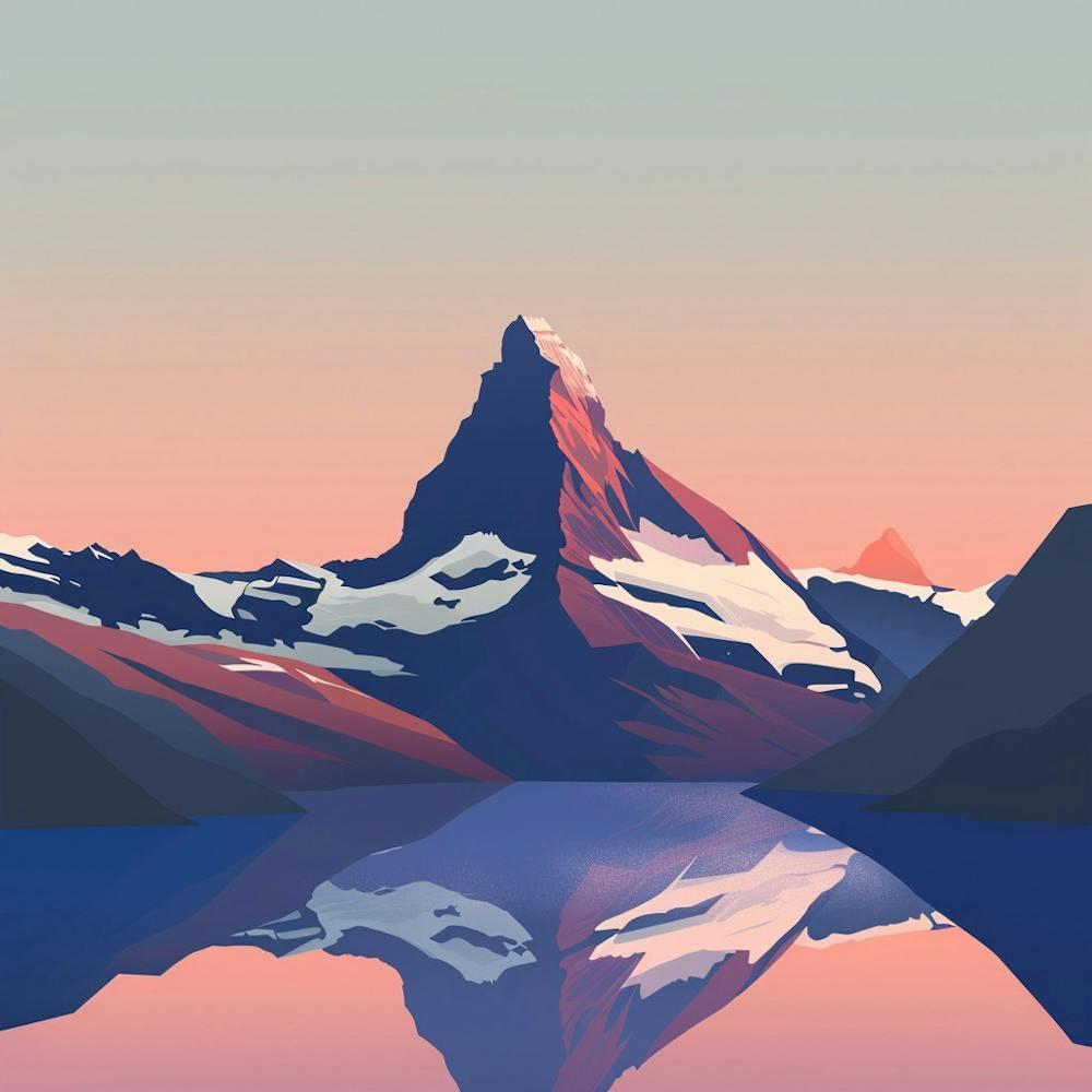 Matterhorn At Sunset