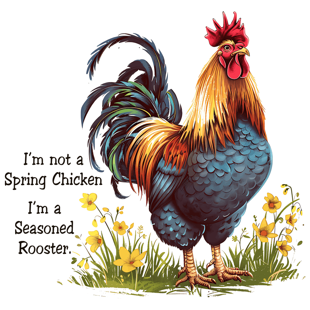 I'M Not Spring Chicken I'M A Seasonal Rooster