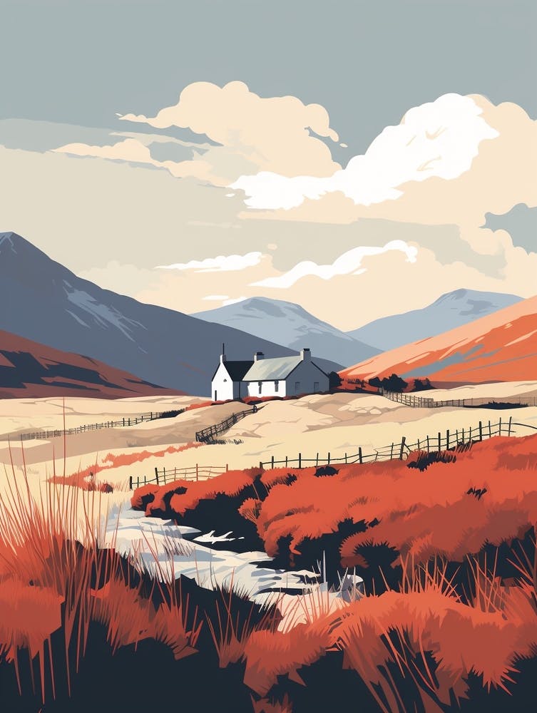 Cairngorms National Park Scotland 4 Hiking Trail Landscape