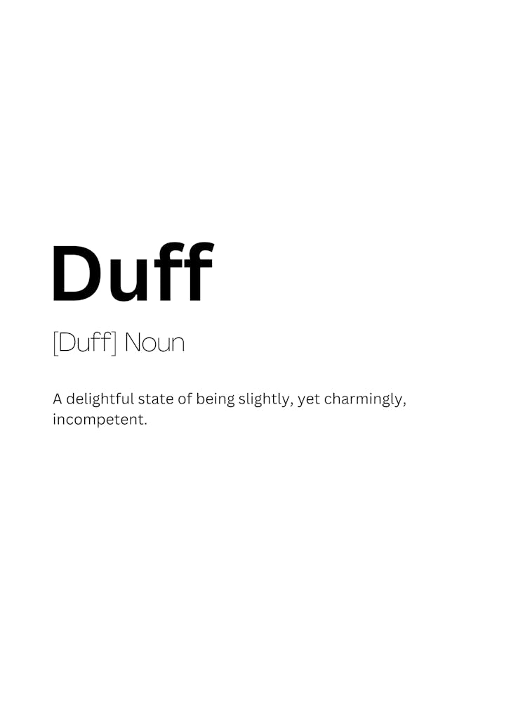 Duff Definition Meaning