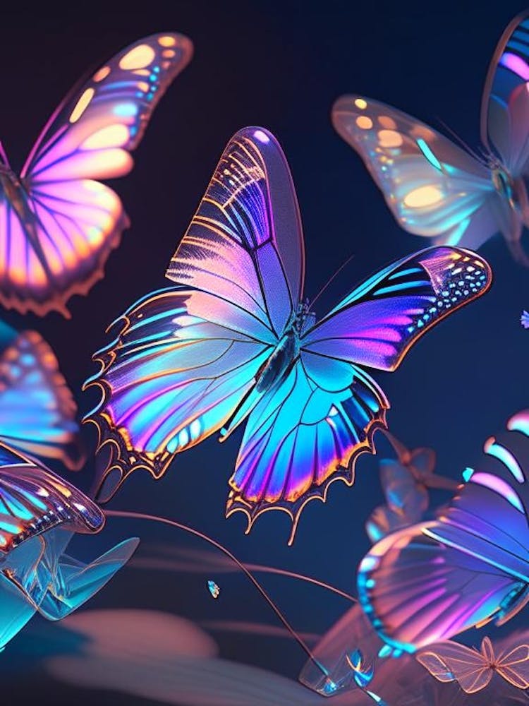 Butterflies In Migration Holographic 1