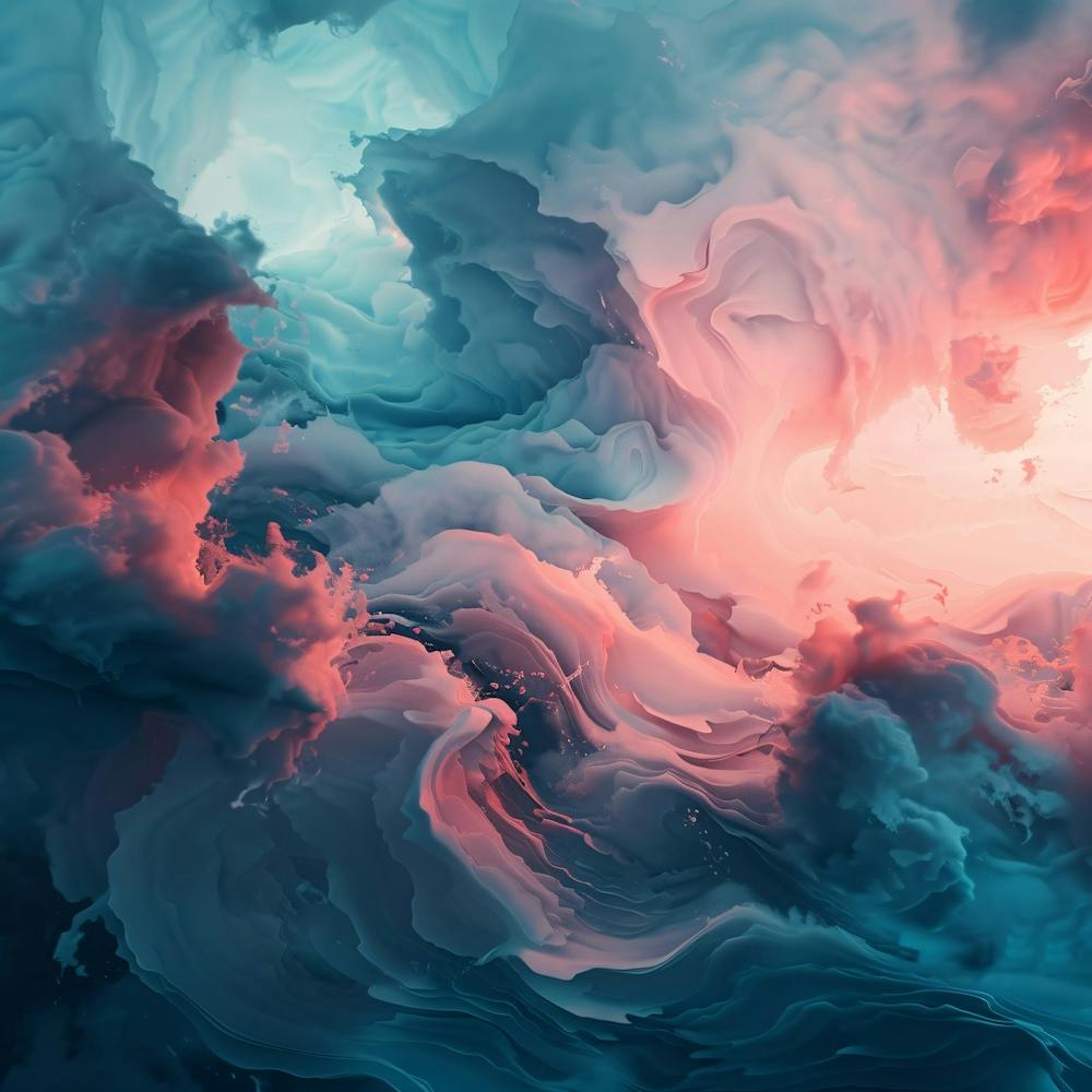 Clouds Abstract Painting 3