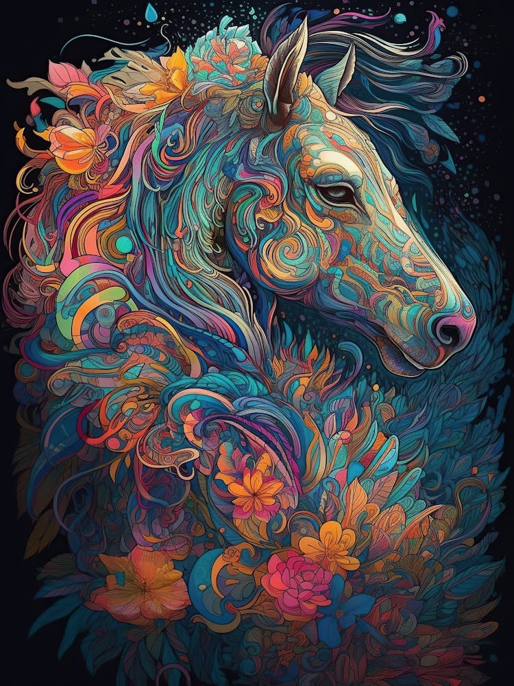 Colorful Horse 4