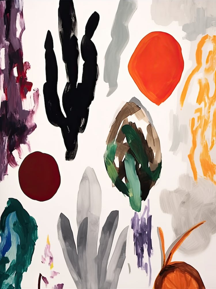 Colourful Chard Illustration 3