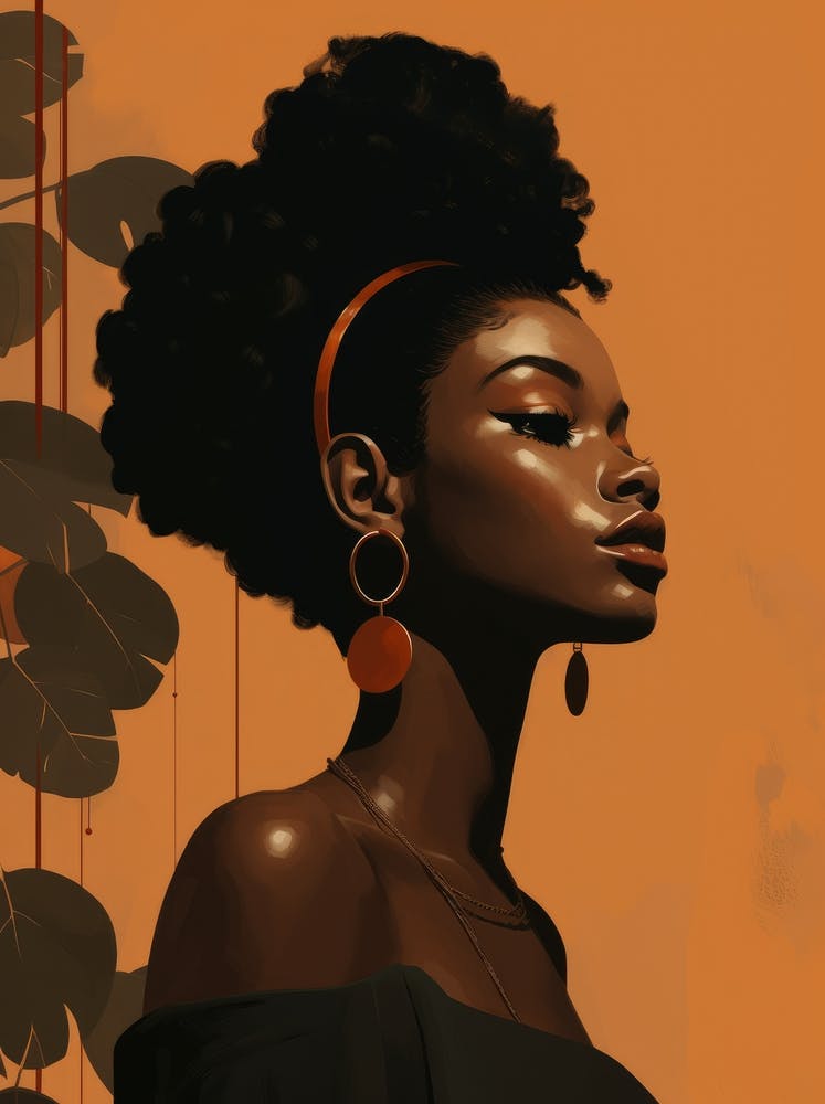 Portrait Of African American Woman 2