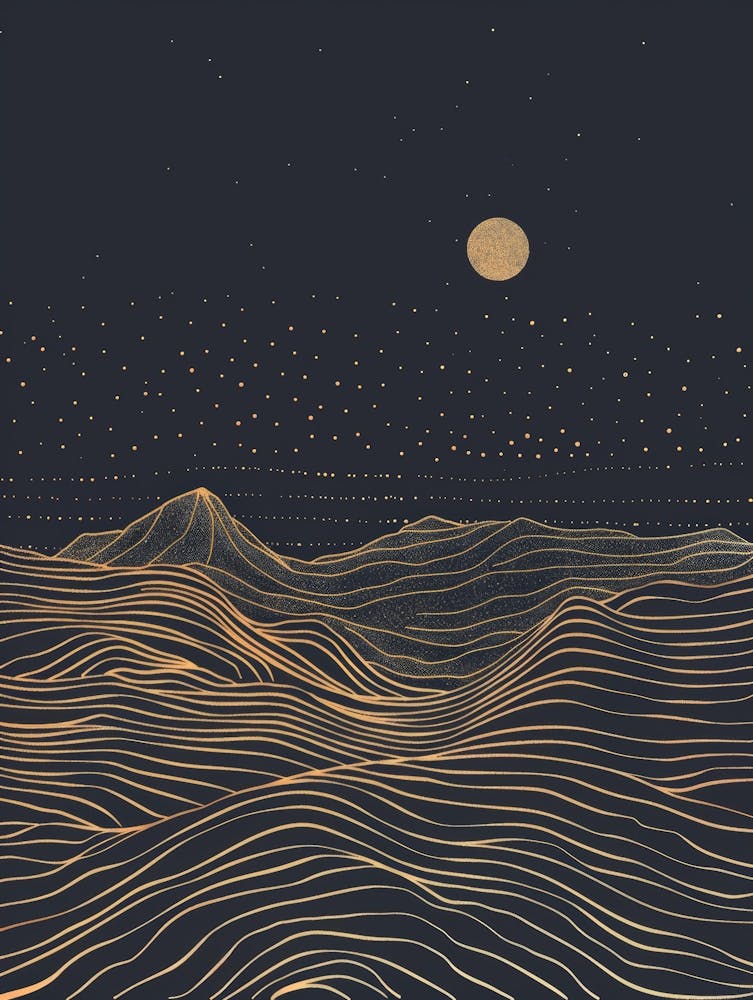 Moonlight Over The Ocean 9