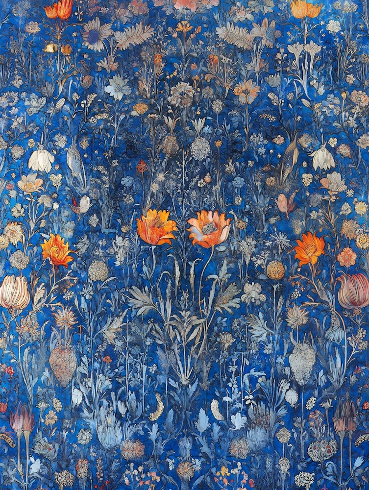 'Flowers In Blue'