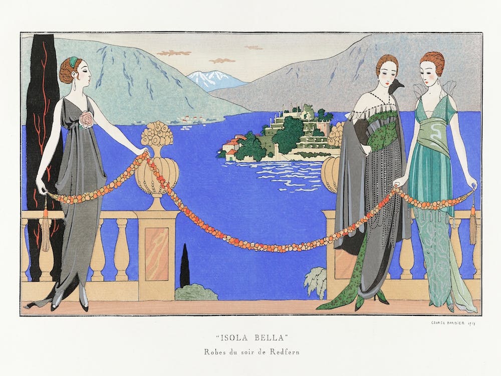 Isola Bella Robes Du Soir De Redfern (1914), George Barbier