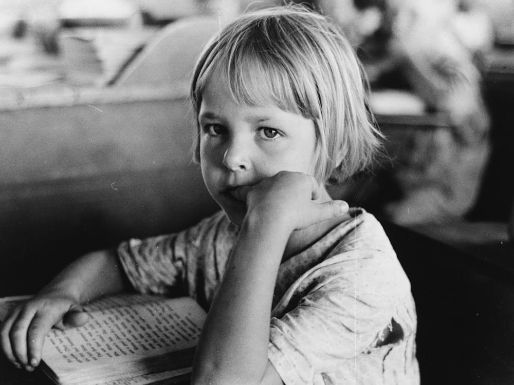 Schoolchild, Southeast Missouri Farms By Russell Lee