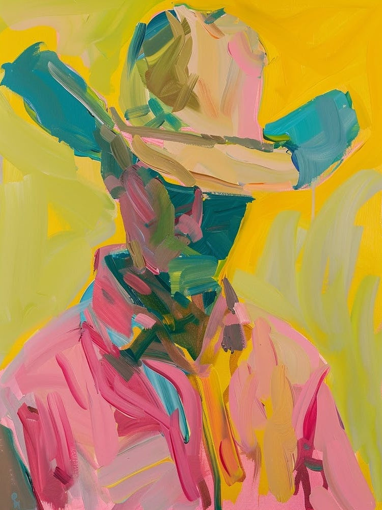 Painting Of A Cowboy 1