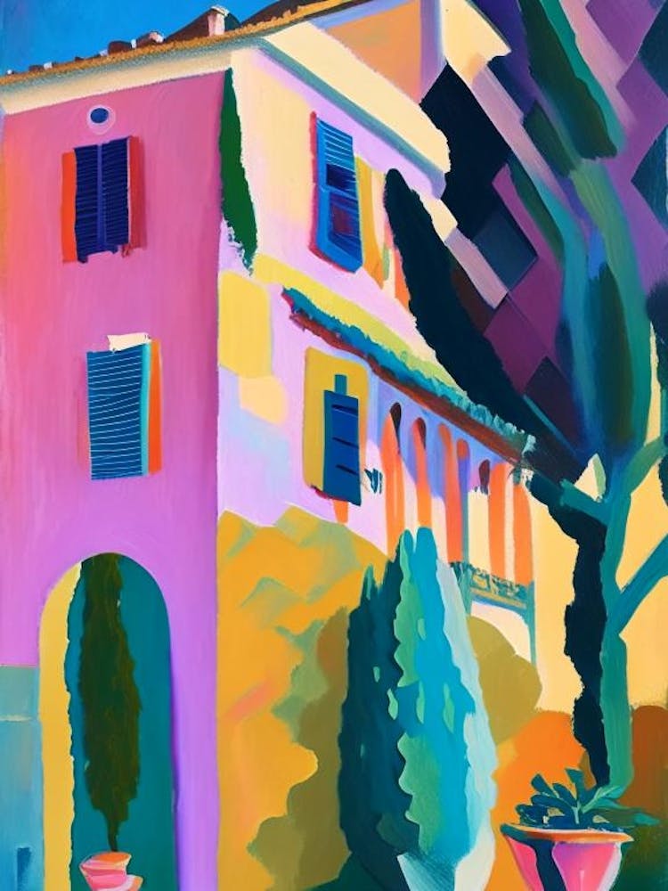 Villa Lante, Italy Abstract Still Life