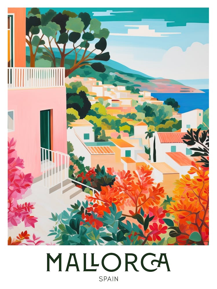 Mallorca - Travel Poster