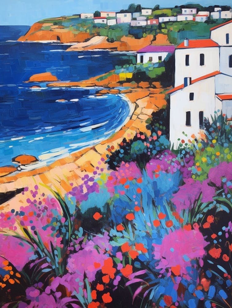 Sardinia Italy 3 Fauvistisches Gemälde