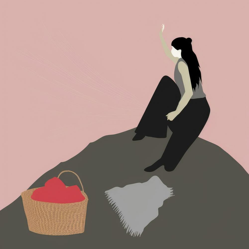 Woman With A Basket